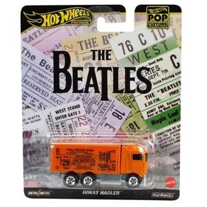 Hot Wheels Premium Beatles Hiway Hauler Pop Culture Real Riders Diecast NIB